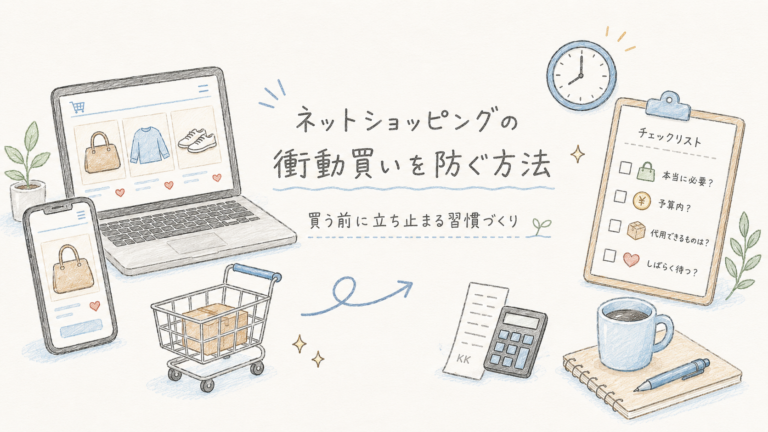 ネットショッピングの衝動買いを防ぐ方法｜カートに入れる前の買い物ルール